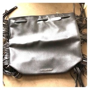 Victoria Secret Fringed Backpack Black